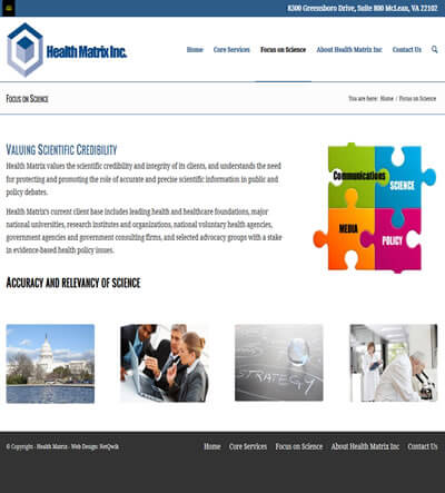 Corporate Web Design Northern Virginia