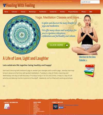 Yoga Web Design