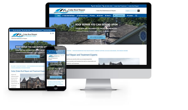 Roof Maintenance Website Design